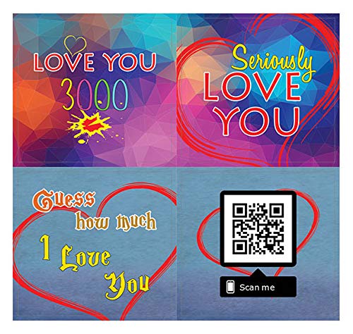 Love You 3000 Stickers (20-Sheet) â€“ Stocking Stuffers Gift Set for Husbands Wife Dad Mom Children Son Daughter â€“ Planner Stickers Birthday Mason Jar Party Favors DÃ©cor Decal â€“ Stocking Stuffers Gifts
