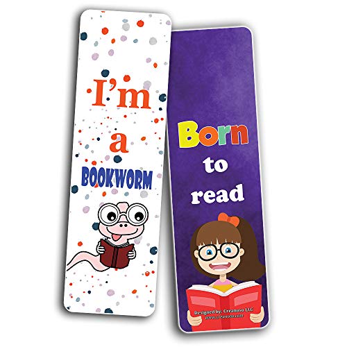 Creanoso Amazing Bookmarks for Reading for Students (30-Pack) Ã¢â‚¬â€œ Stocking Stuffers Gift for Boys, Girls, Men, Women, Teens Ã¢â‚¬â€œ Awesome Bookmark Collection Ã¢â‚¬â€œ Book Reading Rewards Incentives