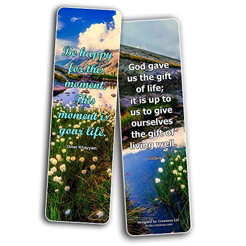 Brilliant Quotes To Inspire You to Live Your Best Life Bookmarks (60-Pack)