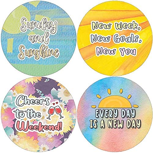 Daily Motivation Greetings Stickers (20 Sets X 16 Designs)