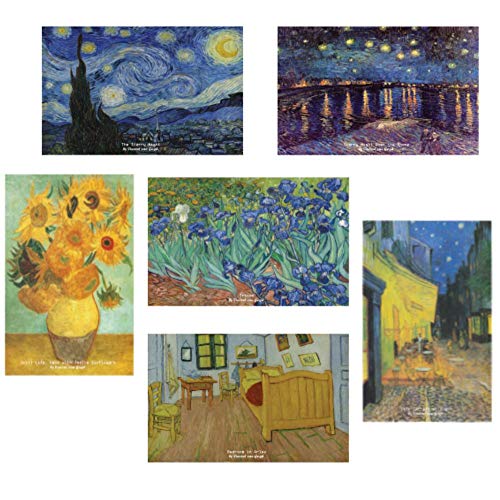 Creanoso Claude Monet Famous Paintings Postcards (30 Packs) - Unique Greeting Card Designs - Premium Gift Card Gift Tokens for Family and Friends â€“ Cool Giveaways