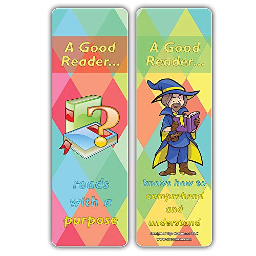 Creanoso Good Readers Reading Bookmarks (30-Pack) Ã¢â‚¬â€œ Awesome and Unique Business Giveaways Ã¢â‚¬â€œ Employee Rewards Incentive - Stocking Stuffers Gift for Men, Women, Adult, Teens, Boys & Girls