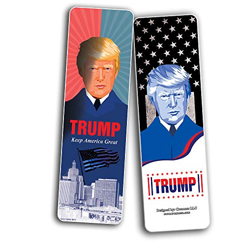 Creanoso Trump President Collectors Bookmarks (60-Pack) ÃƒÆ’Ã‚Â¢ÃƒÂ¢Ã¢â‚¬Å¡Ã‚Â¬ÃƒÂ¢Ã¢â€šÂ¬Ã…â€œ Unique Stocking Stuffers Gifts for Men, Women, Teens, Kids ÃƒÆ’Ã‚Â¢ÃƒÂ¢Ã¢â‚¬Å¡Ã‚Â¬ÃƒÂ¢Ã¢â€šÂ¬Ã…â€œ Amazing True American Patriotic Book Marker Cards Collection