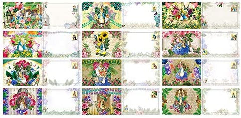 Peter Rabbit Postcards (36 Pack) - Unique Fairy Tale Note Card Bulks Assorted Pack â€“ Cool Giveaways for Kids - School Break Greeting Cards Collection