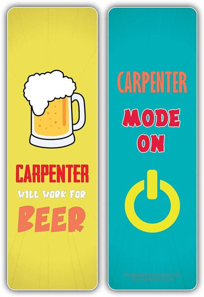 Creanoso I am a Builder Bookmarks (10-Sets X 6 Cards) â€“ Daily Inspirational Card Set â€“ Interesting Book Page Clippers â€“ Great Gifts for Adults and Teens