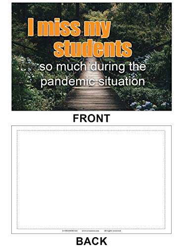 Teacher Miss Students Postcards (60-Pack)