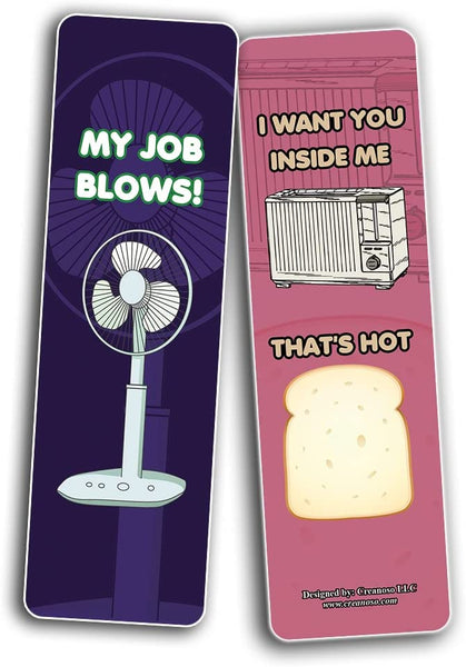 Funny Sarcastic Appliances Bookmarks (5-Sets X 6 Cards)