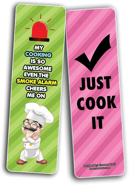 funny cooking bookmarks (2-Sets X 6 Cards)