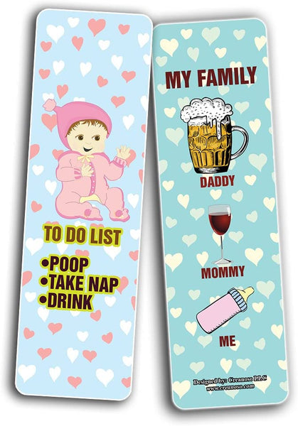 Funny Babies Bookmarks (10-Sets X 6 Cards)