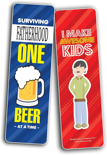 Funny dad Quotes Collections bookmarks (5-Sets X 6 Cards)