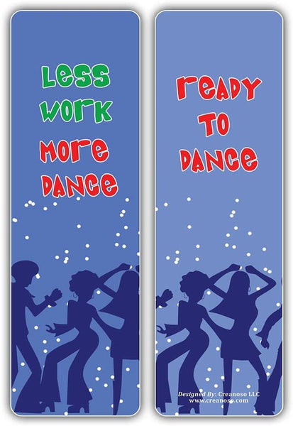 Creanoso I am a Dancer Bookmarks (5-Sets X 6 Cards) â€“ Daily Inspirational Card Set â€“ Interesting Book Page Clippers â€“ Great Gifts for Adults and Teens