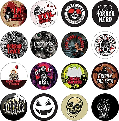 Scary Stickers (5 Sets X 16 Designs)