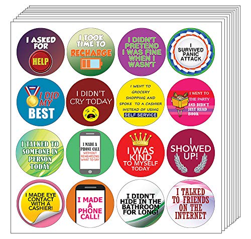 Creanoso Stickers for Adults Series 4 - Self Care (20-sheet) â€“ Achie