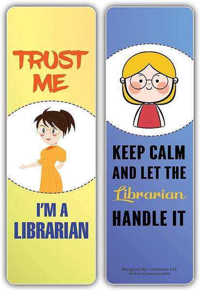 I am a Librarian Bookmarks (10-Sets X 6 Cards)