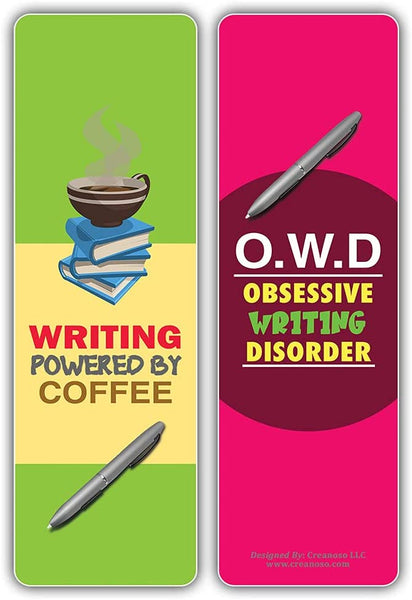I am a Writer Bookmarks (5-Sets X 6 Cards)