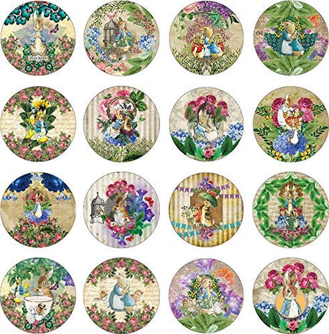 Peter Rabbit Stickers (5 Sheet) - Stocking Stuffers Premium Quality Gift Ideas for Children, Teens, Adults - Corporate Giveaways & Party Favors