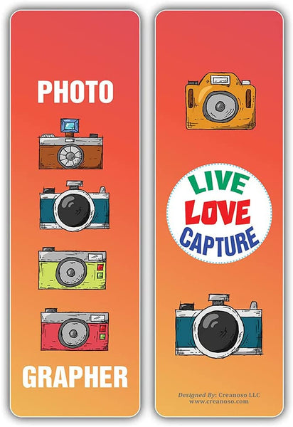 I am a Photographer Bookmarks (2-Sets X 6 Cards)