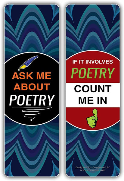 I am a Poet Bookmarks (5-Sets X 6 Cards)