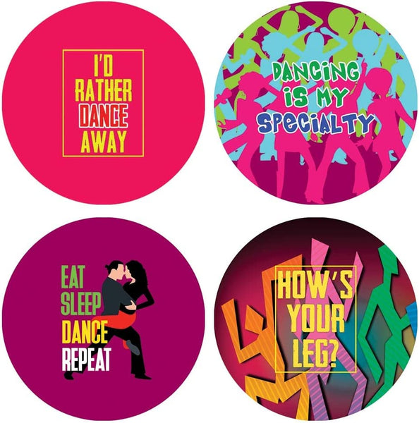 Creanoso I am a Dancer Stickers (5 Sets X 16 Designs)â€“ Sticker Card Giveaways for Kids â€“ Awesome Stocking Stuffers Gifts for Boys & Girls â€“ Classroom Home Rewards Enticements