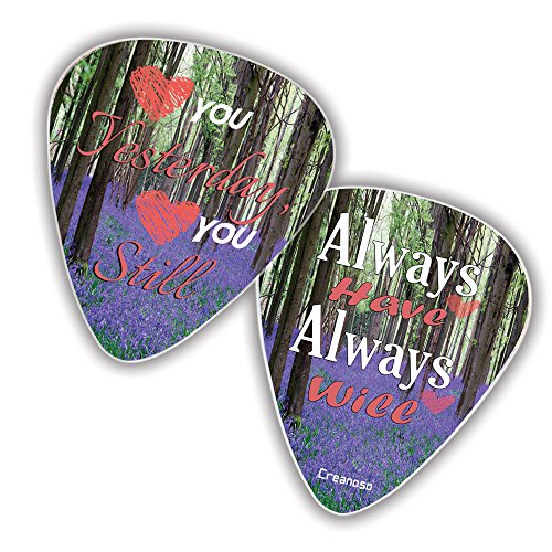 Love Guitar Picks (12-Pack) - I Love You Valentines Loving You Sweet Heart Unique Cool Romantic Cool Collectible - Music & Guitar Accessories for Boys Son Men Him
