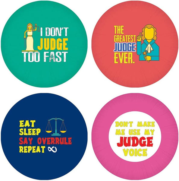 I am a Judge Stickers (20 Sets X 16 Designs)