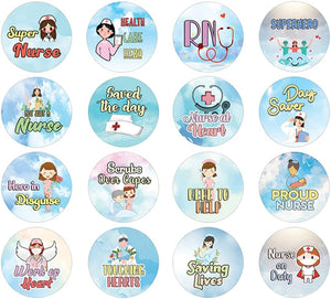 Nurses Health Care Hero Stickers (10 Set X 16 Designs)