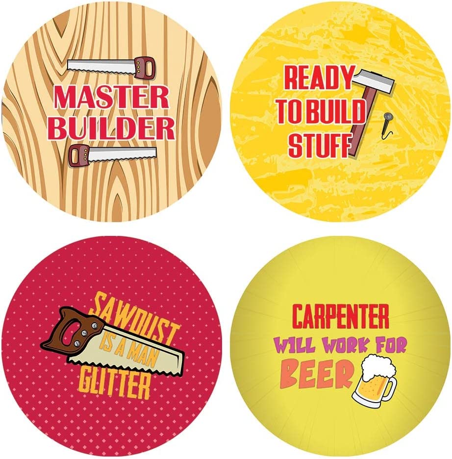 Amazon Building Sticker I am a Builder Stickers (10 Sets X 16 Designs) – Creanoso