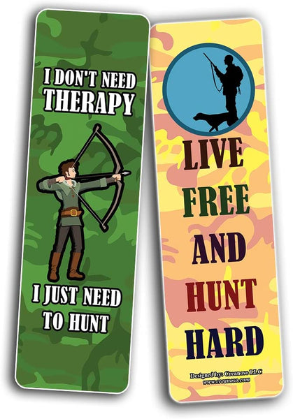 Hunting Bookmarks (2-Sets X 6 Cards)