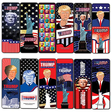 Creanoso Trump President Collectors Bookmarks (60-Pack) ÃƒÆ’Ã‚Â¢ÃƒÂ¢Ã¢â‚¬Å¡Ã‚Â¬ÃƒÂ¢Ã¢â€šÂ¬Ã…â€œ Unique Stocking Stuffers Gifts for Men, Women, Teens, Kids ÃƒÆ’Ã‚Â¢ÃƒÂ¢Ã¢â‚¬Å¡Ã‚Â¬ÃƒÂ¢Ã¢â€šÂ¬Ã…â€œ Amazing True American Patriotic Book Marker Cards Collection