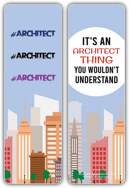 I am an Architect Bookmarks (10-sets X 6 Cards)