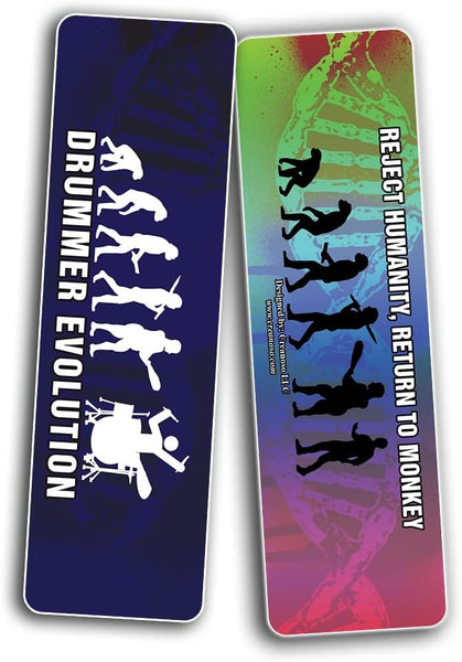 Funny Evolution bookmarks (5-Sets X 6 Cards)