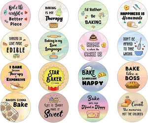 Creanoso Cute Baking Stickers (10-Sheet) â€“ Sticker Card for Kids â€“ Awesome Stocking Stuffers Gifts for Boys & Girls â€“ Classroom Home Rewards Enticements