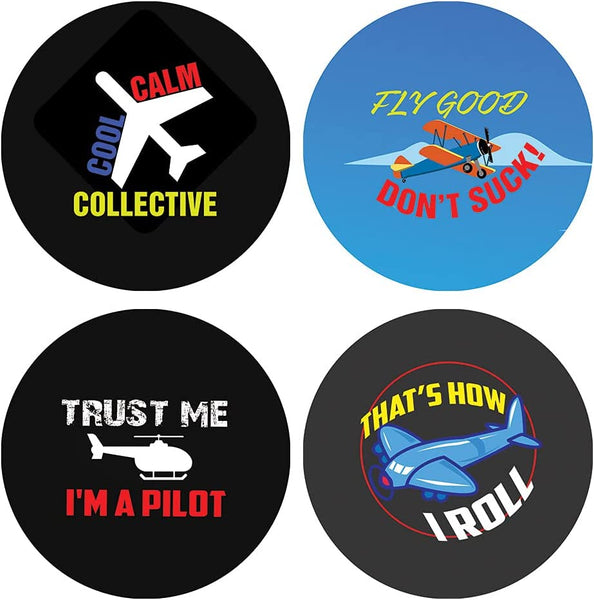 I am a Pilot Stickers (10 Sets X 16 Designs)