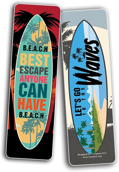 Surfing Board Bookmarks (2-Sets X 6 Cards)