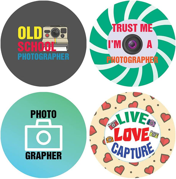 I am a Photographer Stickers (10 Sets X 16 Designs)