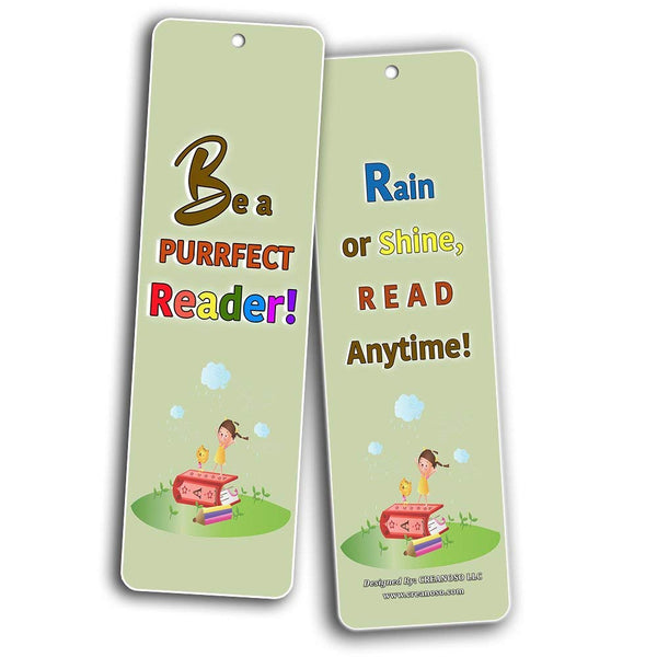 Creanoso Animal Bookmarks Cards for Children Bulk (60-Pack) - Fun Favors Reading Rewards Incentives