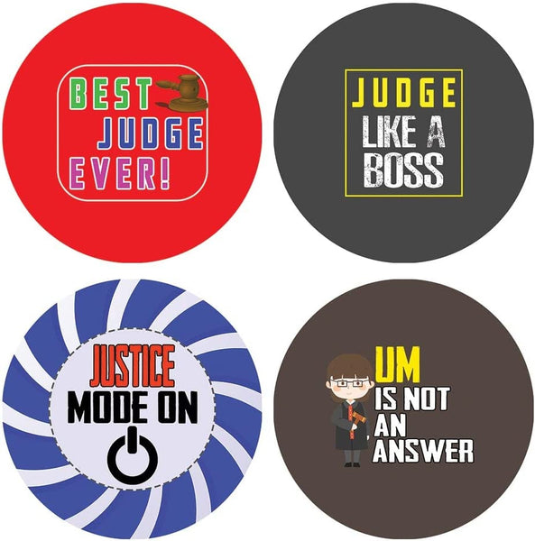 I am a Judge Stickers (5 Sets X 16 Designs)