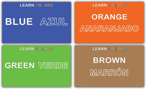 Creanoso Spanish Vocabulary Learning Flash Cards (120-Pack) Ã¢â‚¬â€œ Unique Educational Cards Gift Set Ã¢â‚¬â€œ Great Stocking Stuffers Gift Ã¢â‚¬â€œ Premium Gift Set for Kids, Boys, Girls, Teens Ã¢â‚¬â€œ Spanish Speaking