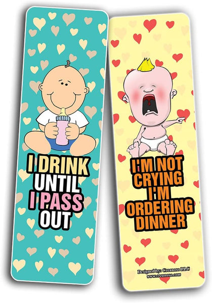 Funny Babies Bookmarks (5-Sets X 6 Cards)