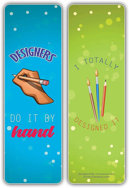 I am a Designer Bookmarks (10-Sets X 6 Cards)