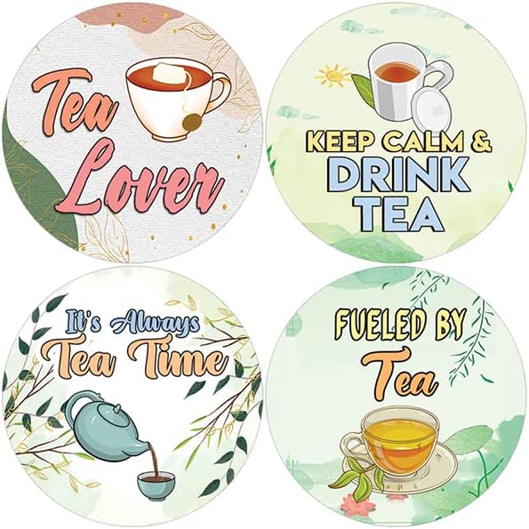 Cute Tea Lovers Stickers (5 Sets X 16 Designs)