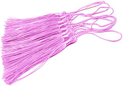 Cridoz cridoz Tassels, 120Pcs Bookmark Tassels Silky Handmade Soft Craft  Mini Tassels with Loops for Bookmarks, Crafts and Jewelry