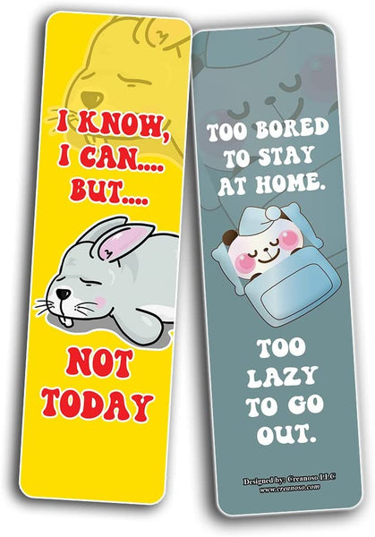 Not Today Bookmarks (5-Sets X 6 Cards)