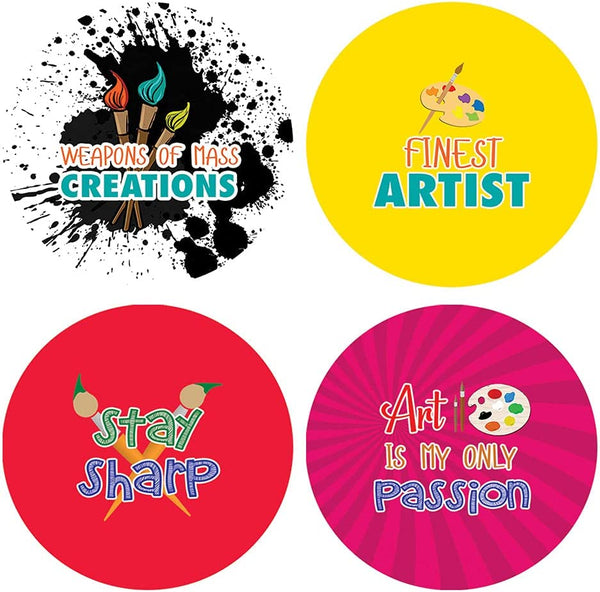 I am an Artist Stickers (5 Sets X 16 Designs)