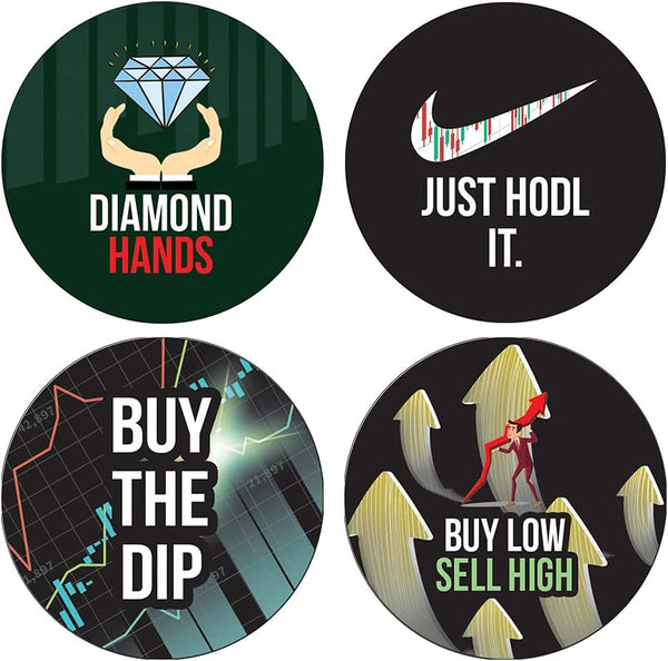 Stock Trading Stickers (5 Sets X 16 Designs)