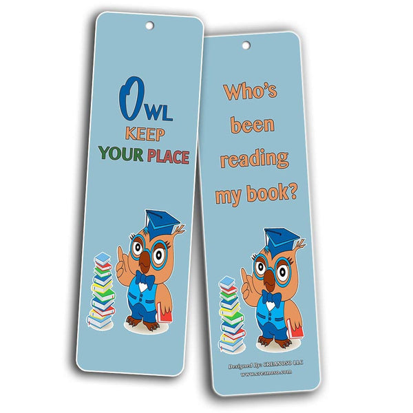 Creanoso Animal Bookmarks Cards for Children Bulk (60-Pack) - Fun Favors Reading Rewards Incentives