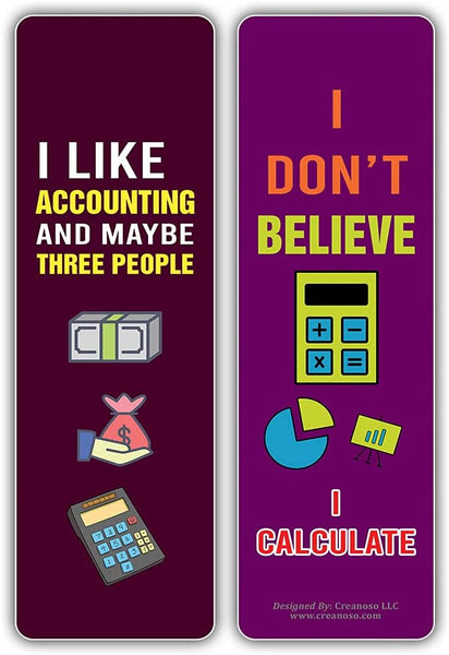 I am an Accountant Bookmarks (2-Sets X 6 Cards)