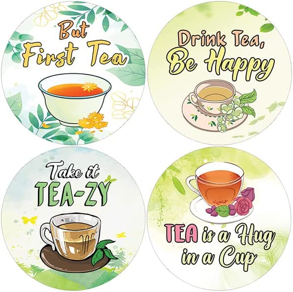Cute Tea Lovers Stickers (5 Sets X 16 Designs)