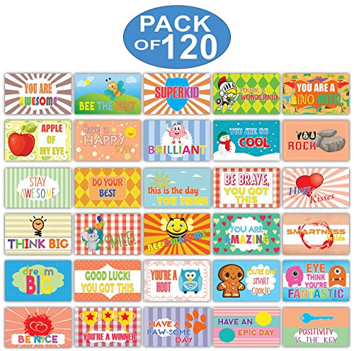Creanoso Colorful Fun and Hilarious Lunch Box Jokes Cards Flashcards (120-Pack - 30 cards x 4 sets) â€“ School Lunch Box Note Cards for Kids â€“ Great Stocking Stuffers Gift for Children, Boys & Girls