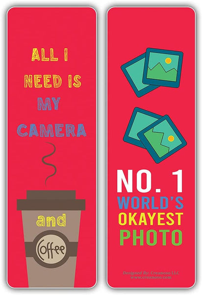 I am a Photographer Bookmarks (2-Sets X 6 Cards)